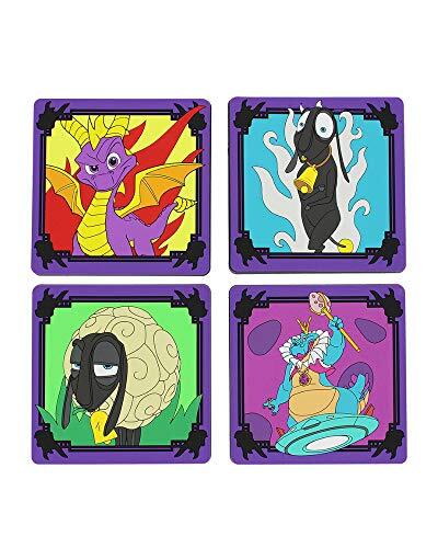 Numskull Merchandise Official Spyro The Dragon, Silikonski Podstavki Game NUOVO