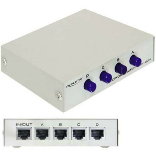 Delock 87588 switch di rete 4 porte 100 mbit/s