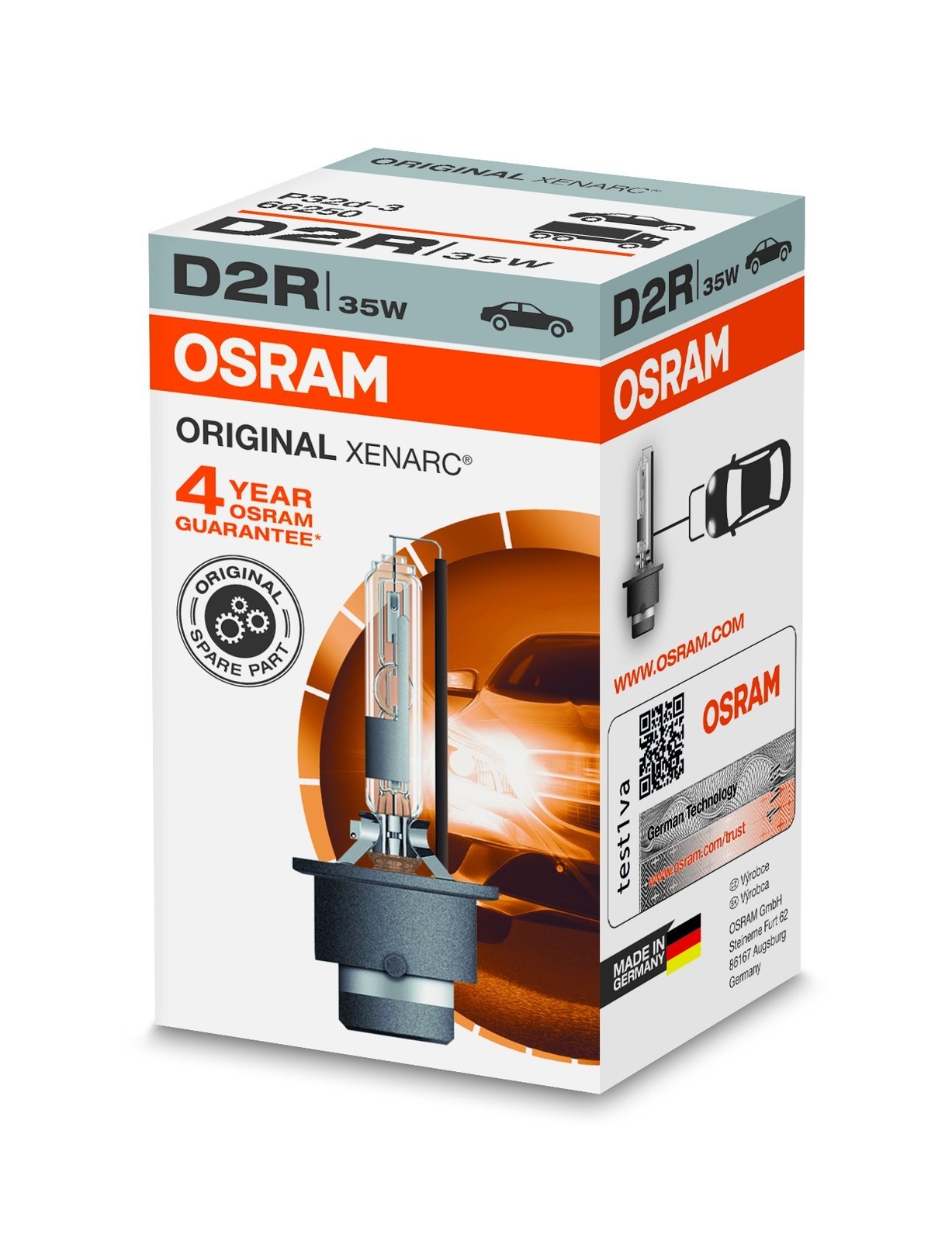Car Bulb Os66250 Osram Os66250 D2R 35W 85V NUOVO