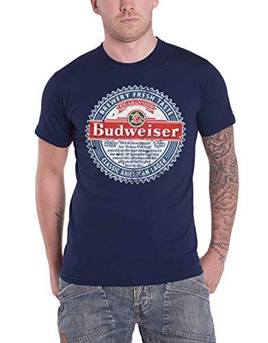 BEER - Budweiser American Lager - T-Shirt - (XXL) NUOVO
