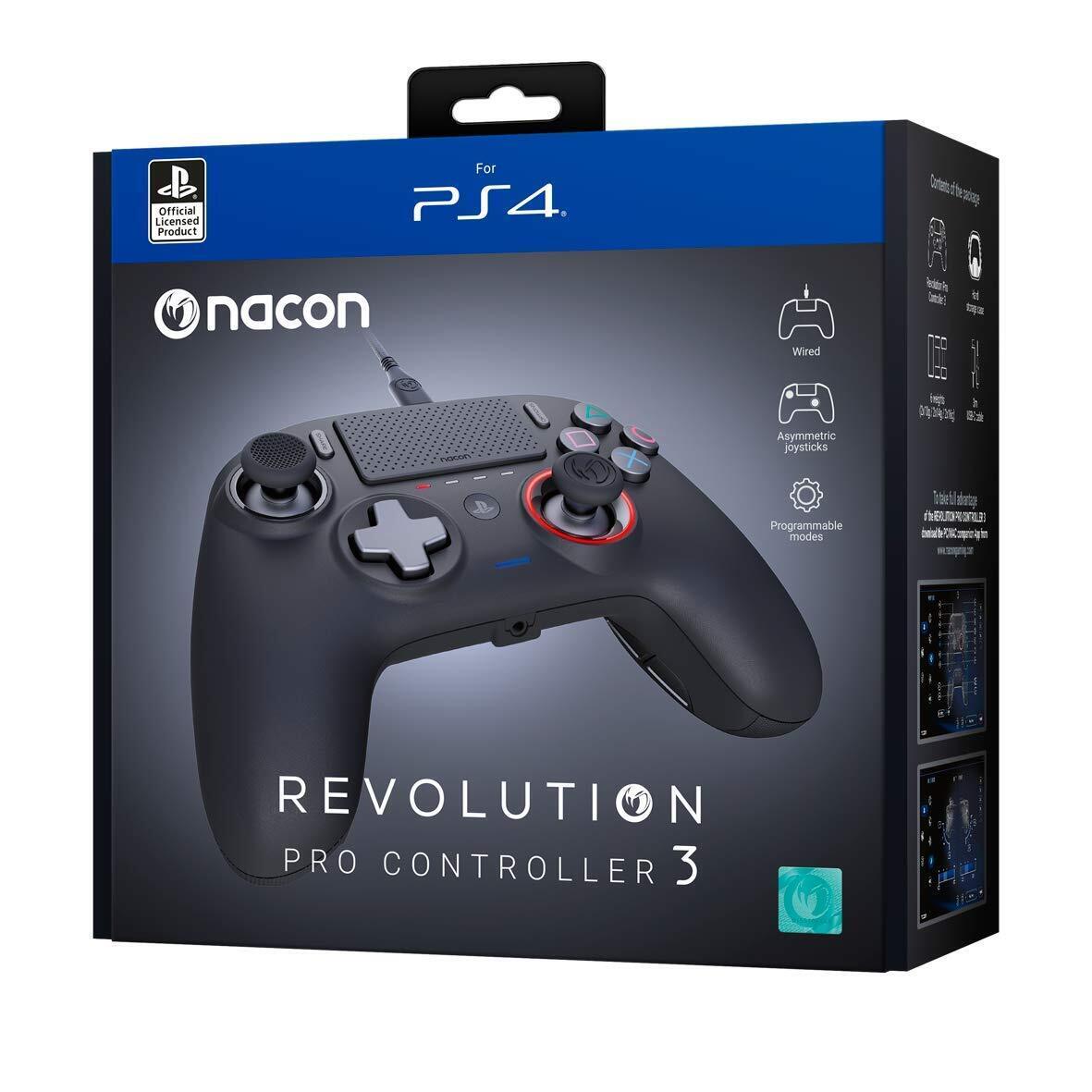 Nacon Revolution Pro Wired Controller V3 - Fr/Nl (Ps4) ACC NUOVO