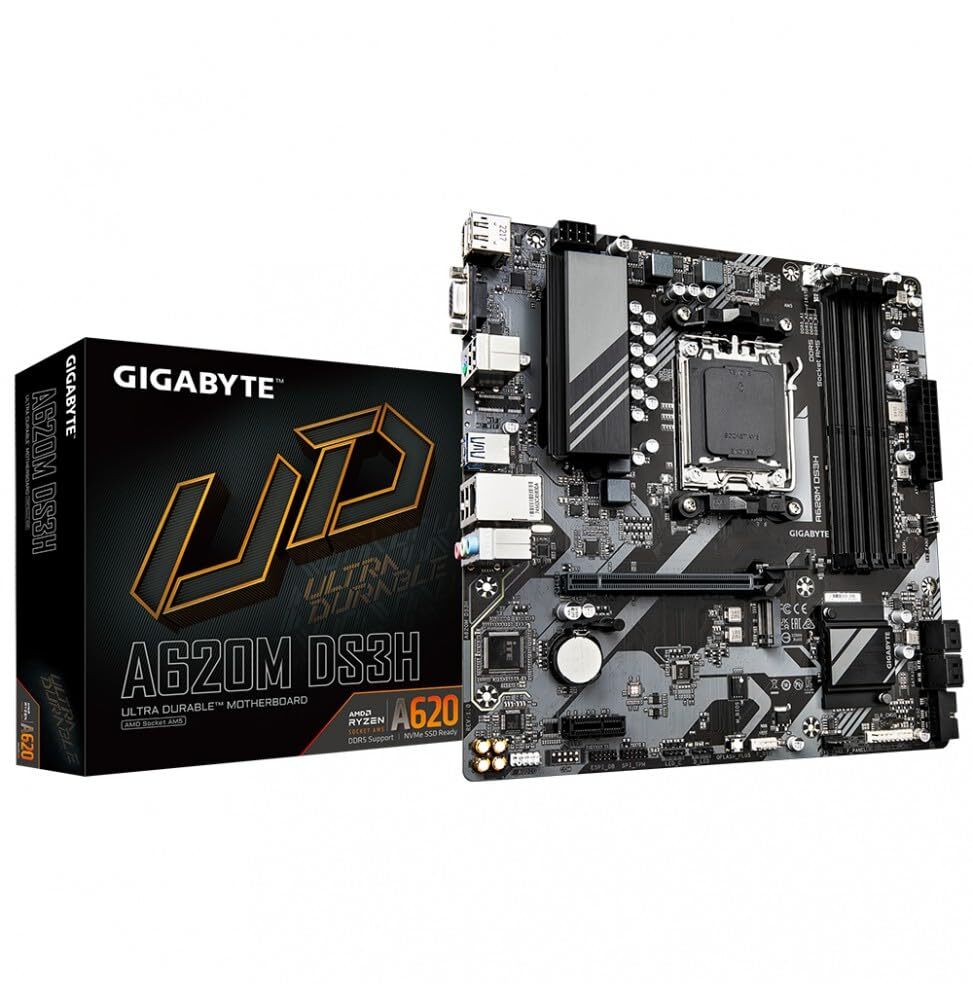 Motherboard Gigabyte A620M Ds3H Amd Am5 Amd NUOVO