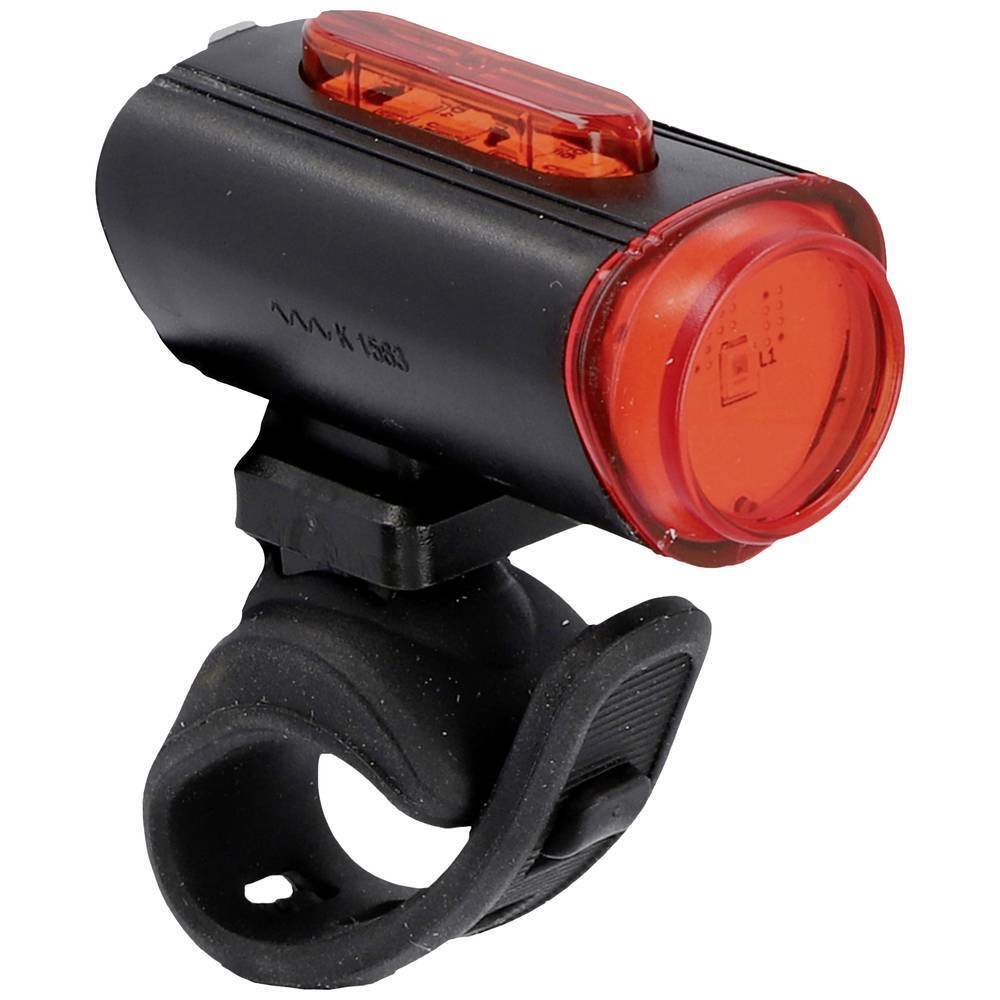 FISCHER FAHRRAD Fanale posteriore TWIN LED (monocolore) Nero