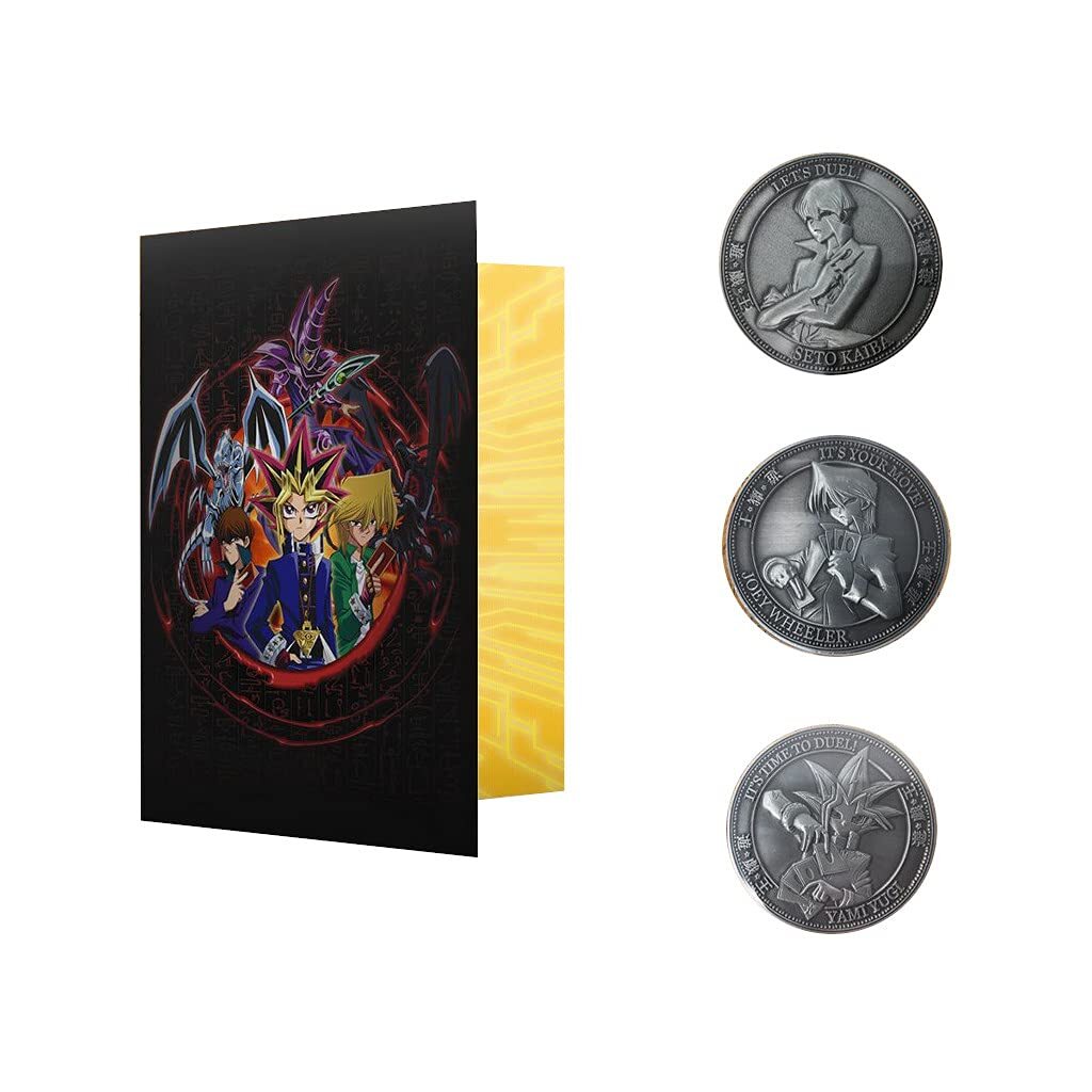 Yu-Gi-Oh! - Limited Edition Coin Album With 3 Coins LTDED NUOVO