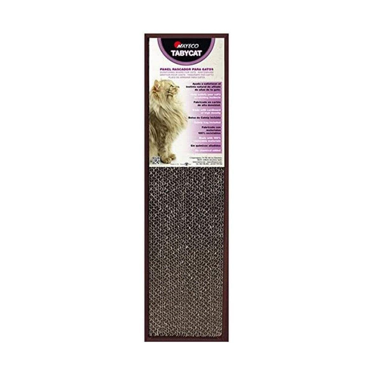 Scratching Post For Cats Nayeco Taby Cat Brown Cardboard (48 X 13 X... NUOVO