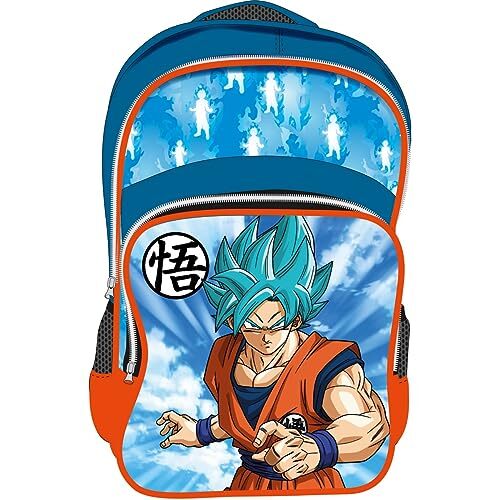 School Bag Dragon Ball Blue NUOVO