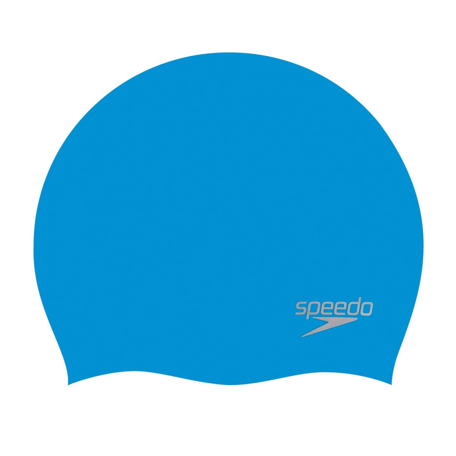Swimming Cap Speedo 8-70984D437  Blue Black Silicone All Ages NUOVO