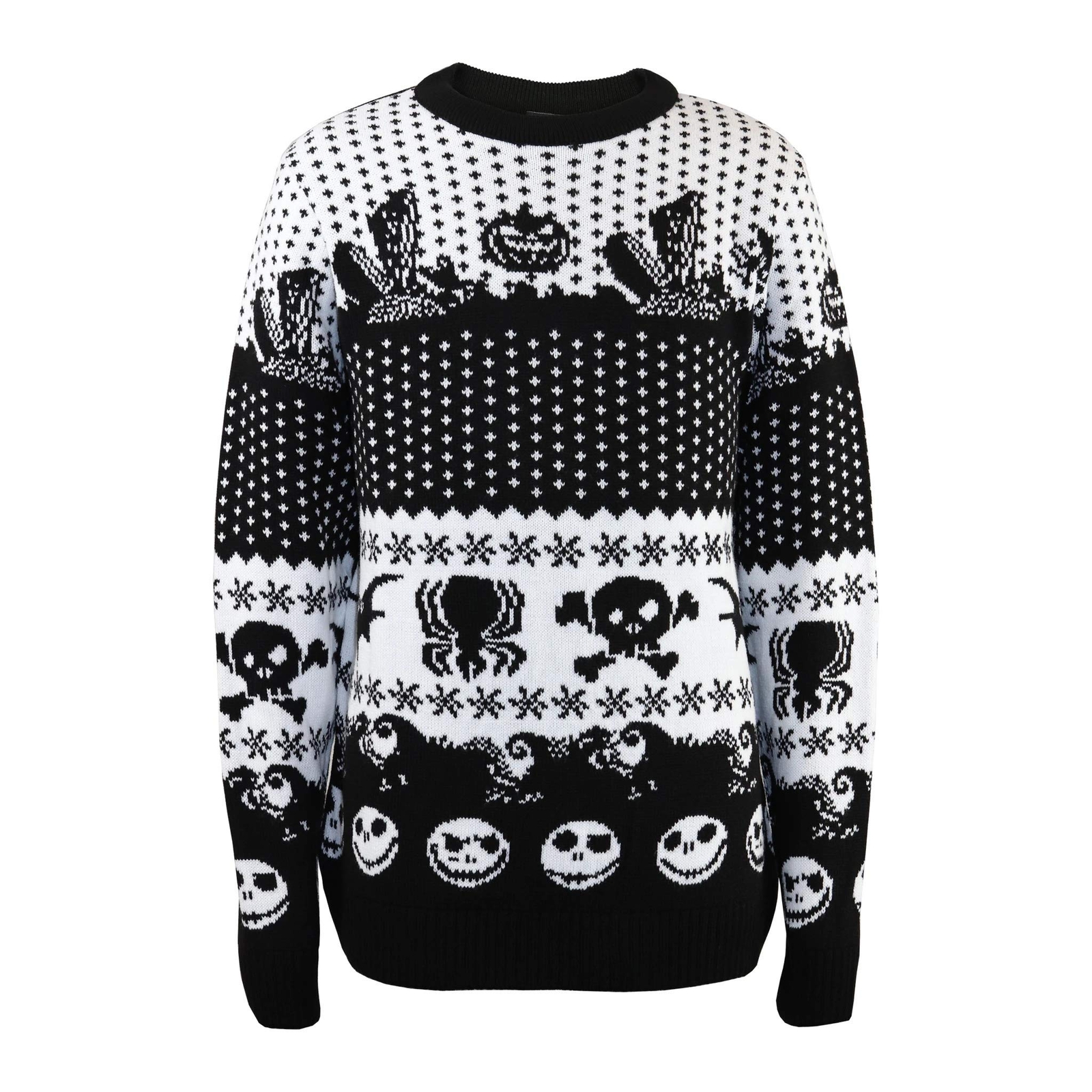 Pull Over NIGHTMARE BEFORE CHRISTMAS - Symbols - Christmas J JUMPER NUOVO