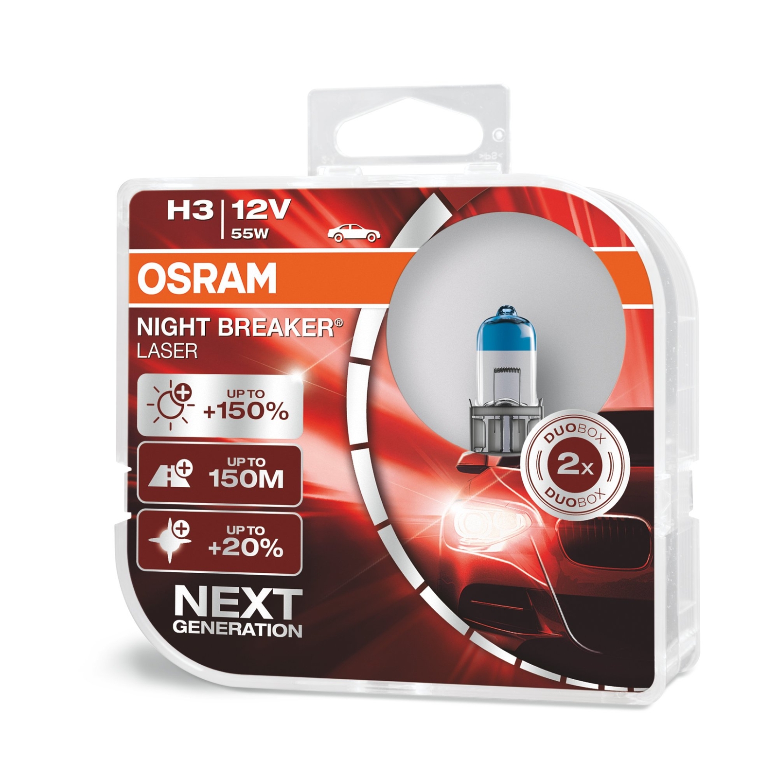 Car Bulb Os64151Nl-Hcb Osram Os64151Nl-Hcb H3 55W 12V (2 Pieces) NUOVO