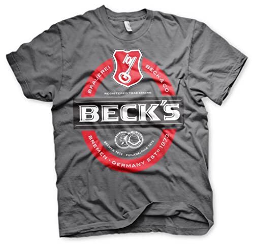 BEER - Becks Label - T-Shirt - (M) NUOVO