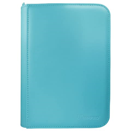 Vivid 4-Pocket Zippered Pro-Binder: Light Blue ACC NUOVO