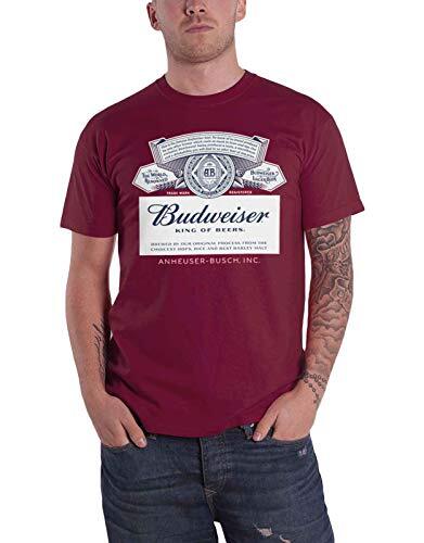 BEER - Budweiser Red Label - T-Shirt - (XXL) NUOVO