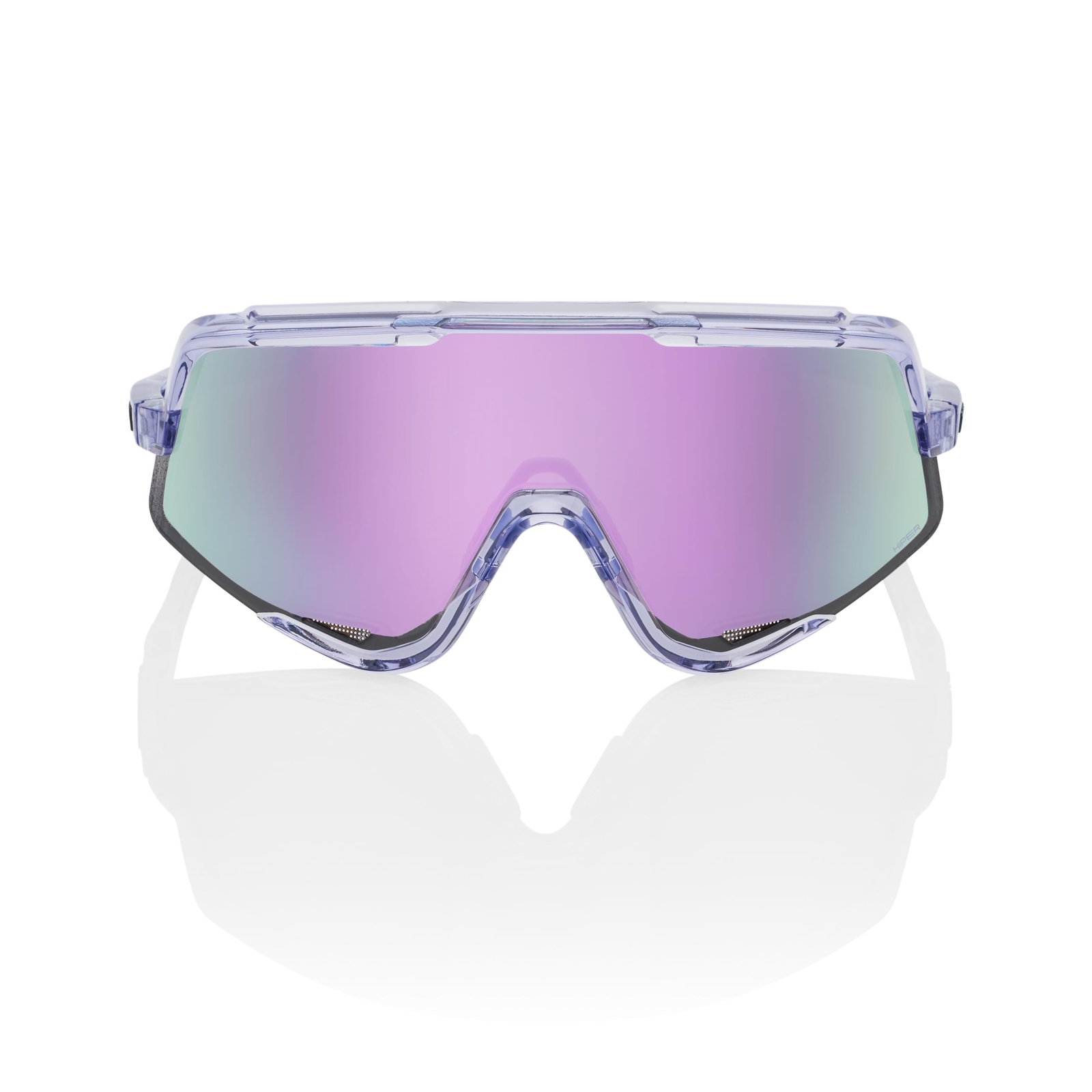100% Glendale Glasses - Polished Translucent Lavender / HiPER Lav Clothing NUOVO
