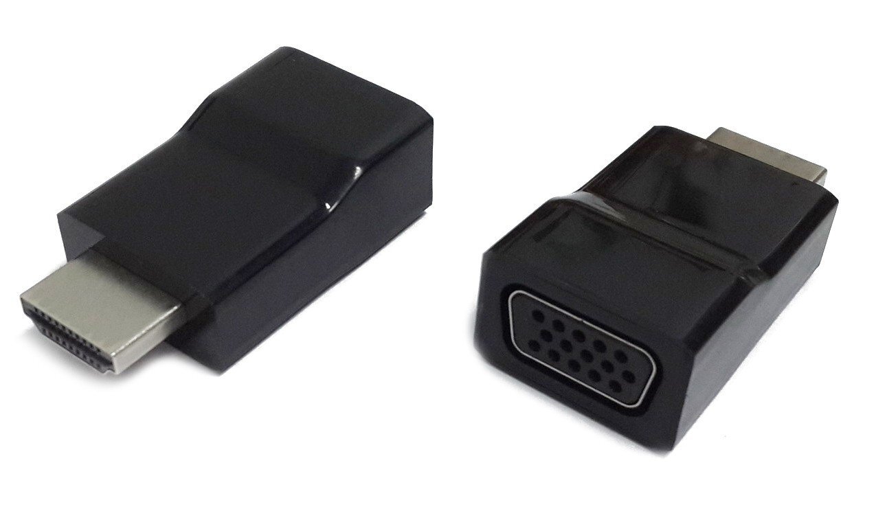 Hdmi To Vga Adapter Gembird A-Hdmi-Vga-001 1080 Px 60 Hz Black NUOVO