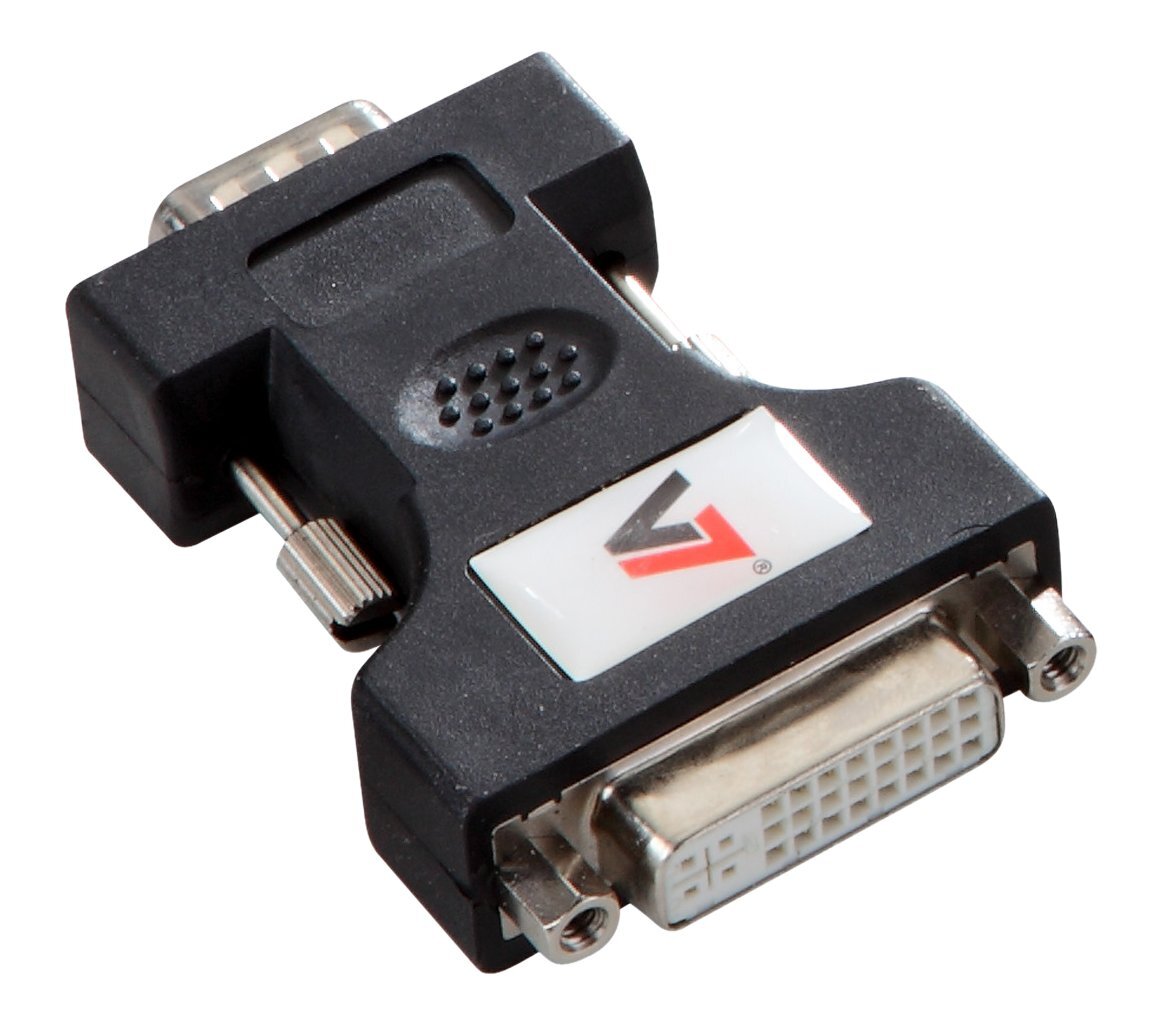 Vga To Dvi-I Adapter Black M/F NUOVO