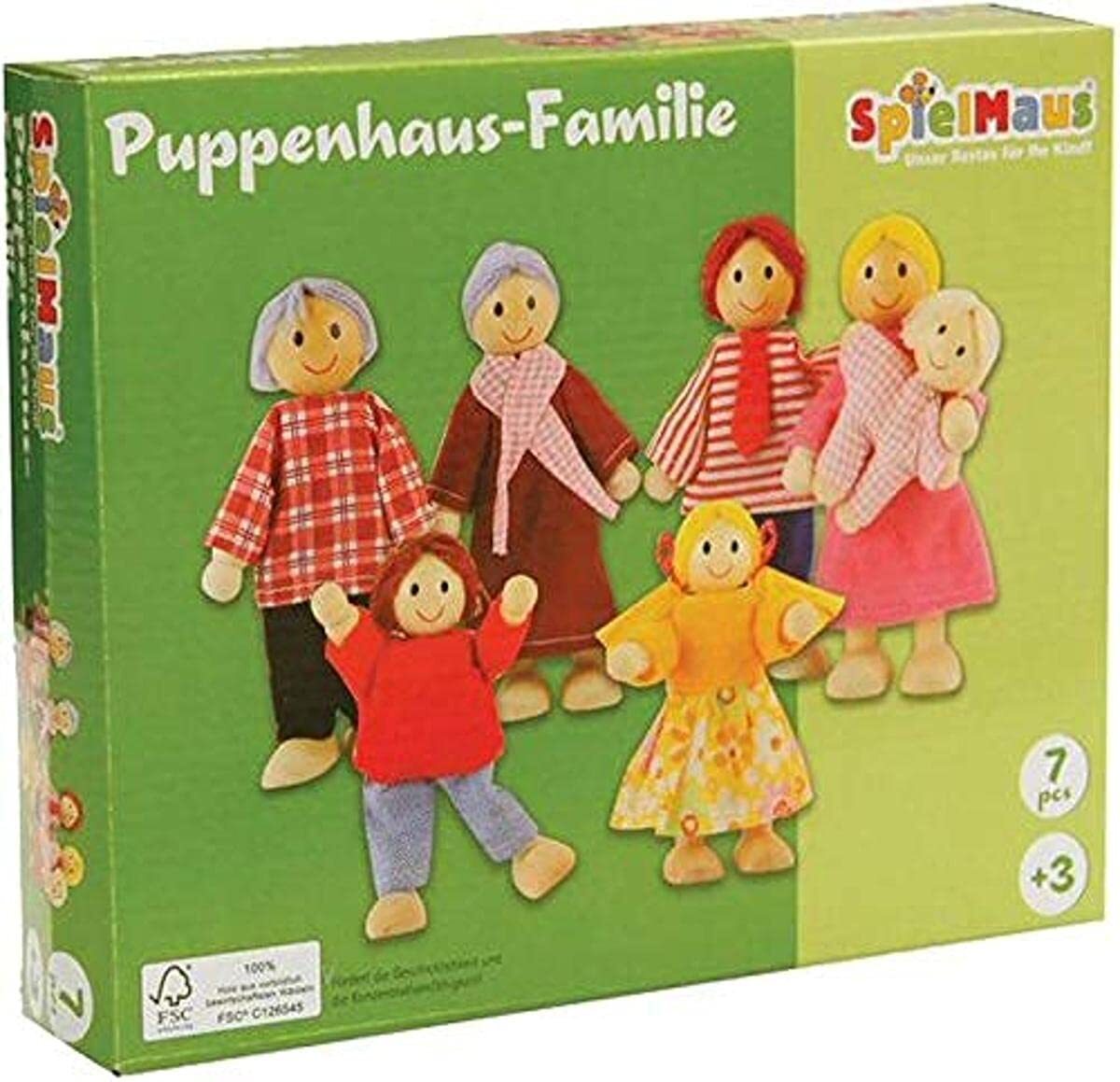 BEE Puppenhaus Familie TOY NUOVO