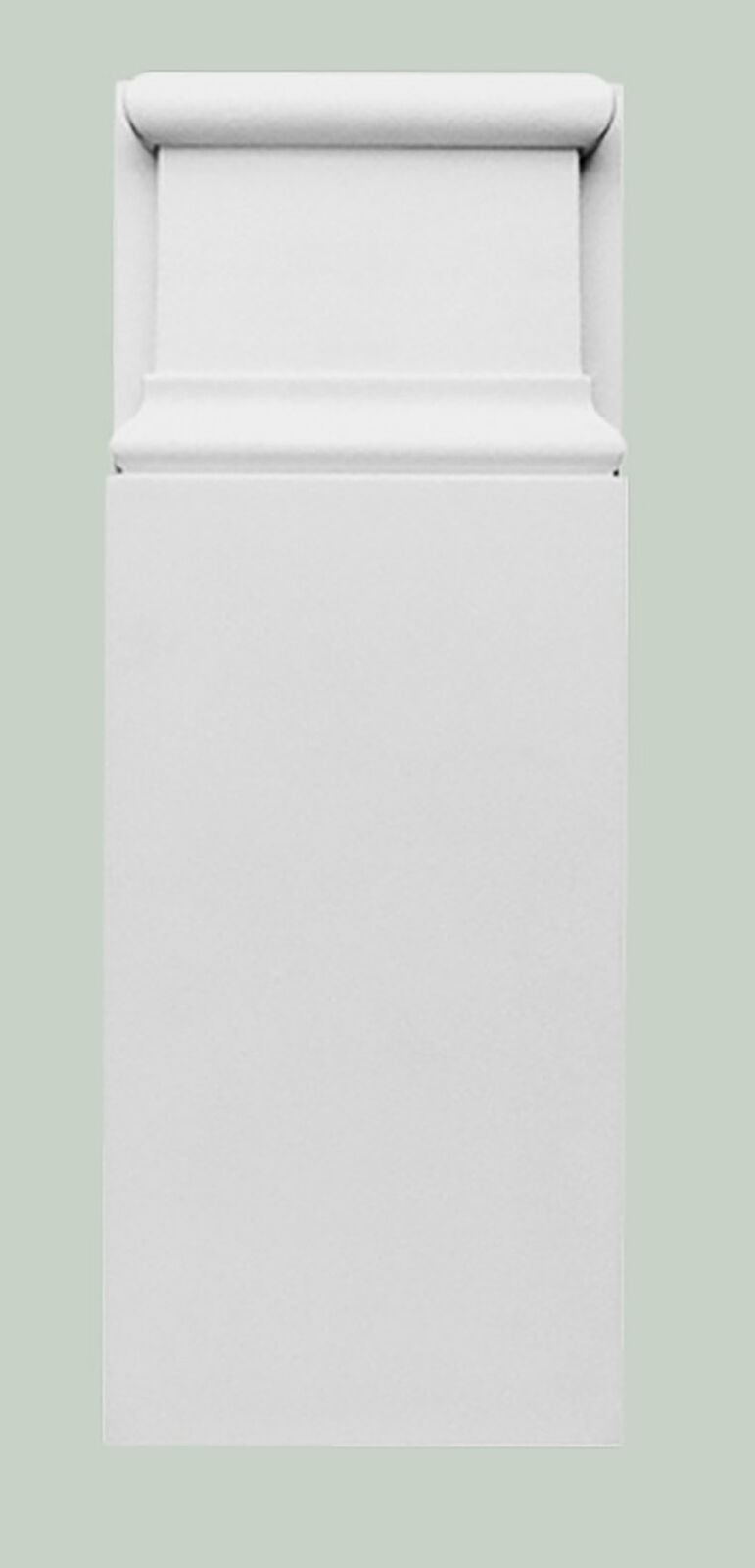 Orac Decor D310 Decoro Arredo Base Per Porta Polistirene Bianco 9,5x24,9x3,1 cm