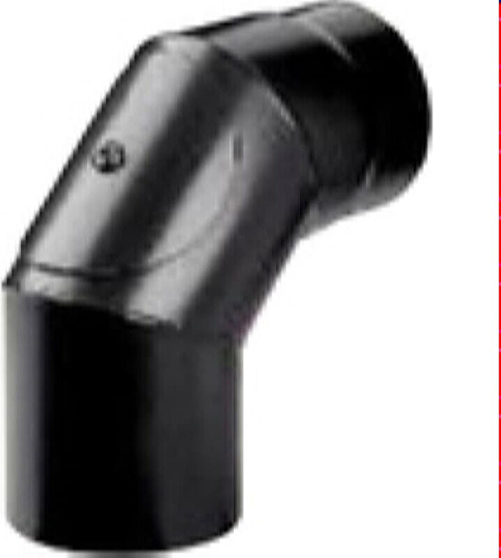 Curva per Pellet ø 13 cm colore Nero Save Fumisteria NNO1308