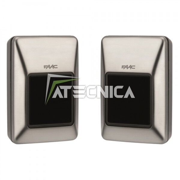 Coppia di fotocellule 30mt FAAC XP30 INOX 7851051 automazione cancelli