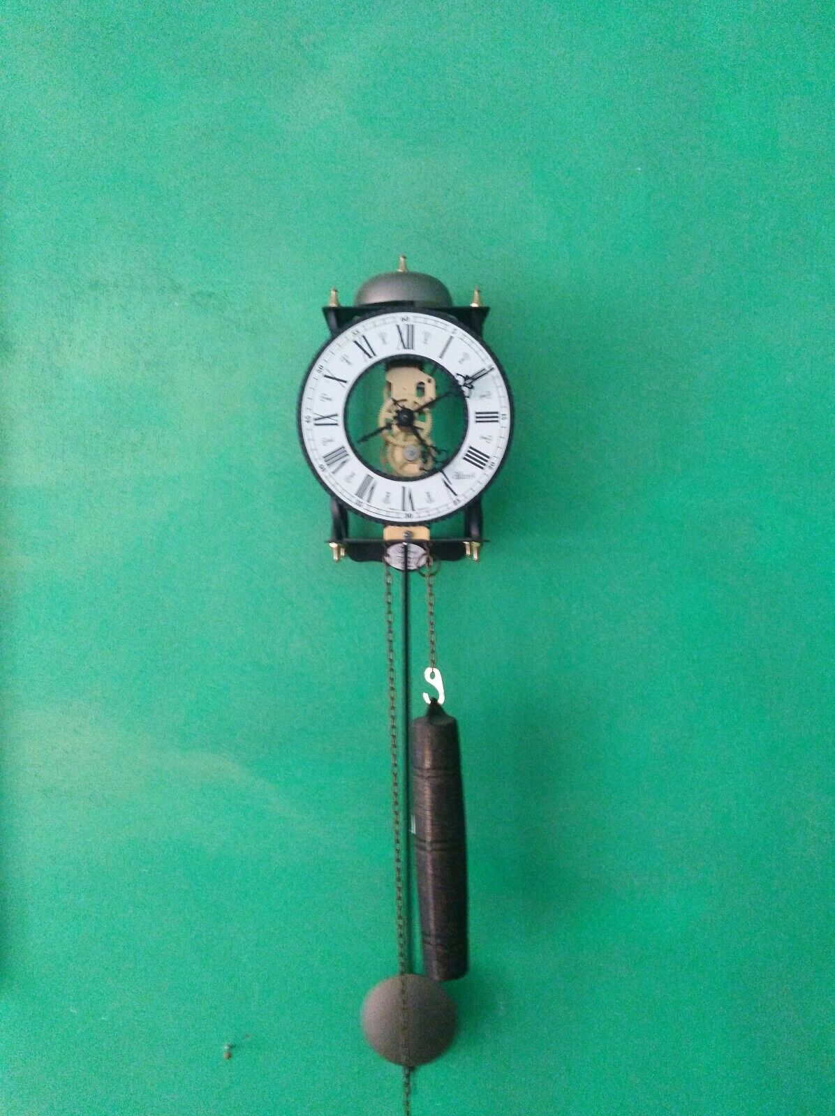 Hermle tempus fugit  Meccanico Orologio a pendolo  Scheletro