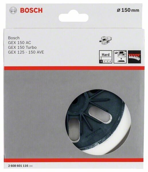 Platorello rigido, 150 mm Monta su GEX 150AC , GEX 150 TURBO , GEX125-150AVE