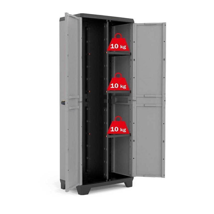 Keter Armadio Da Esterno In Resina Stilo Portascope 68x39x173H