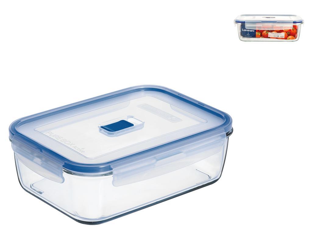 Contenitore In Vetro Pure Box Rettangolare Lt1,97