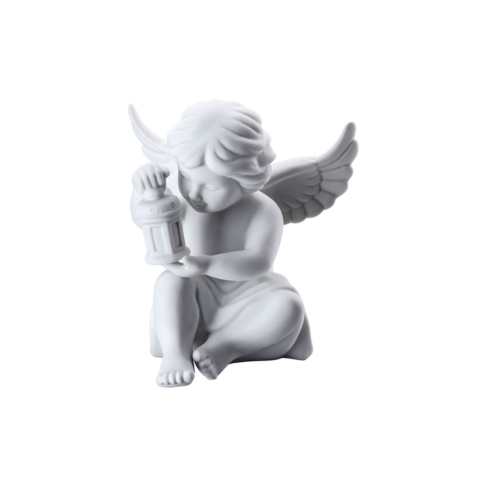 Rosenthal - Angelo con Lanterna Medio 9,90cm Porcellana Rosenthal - Scultura