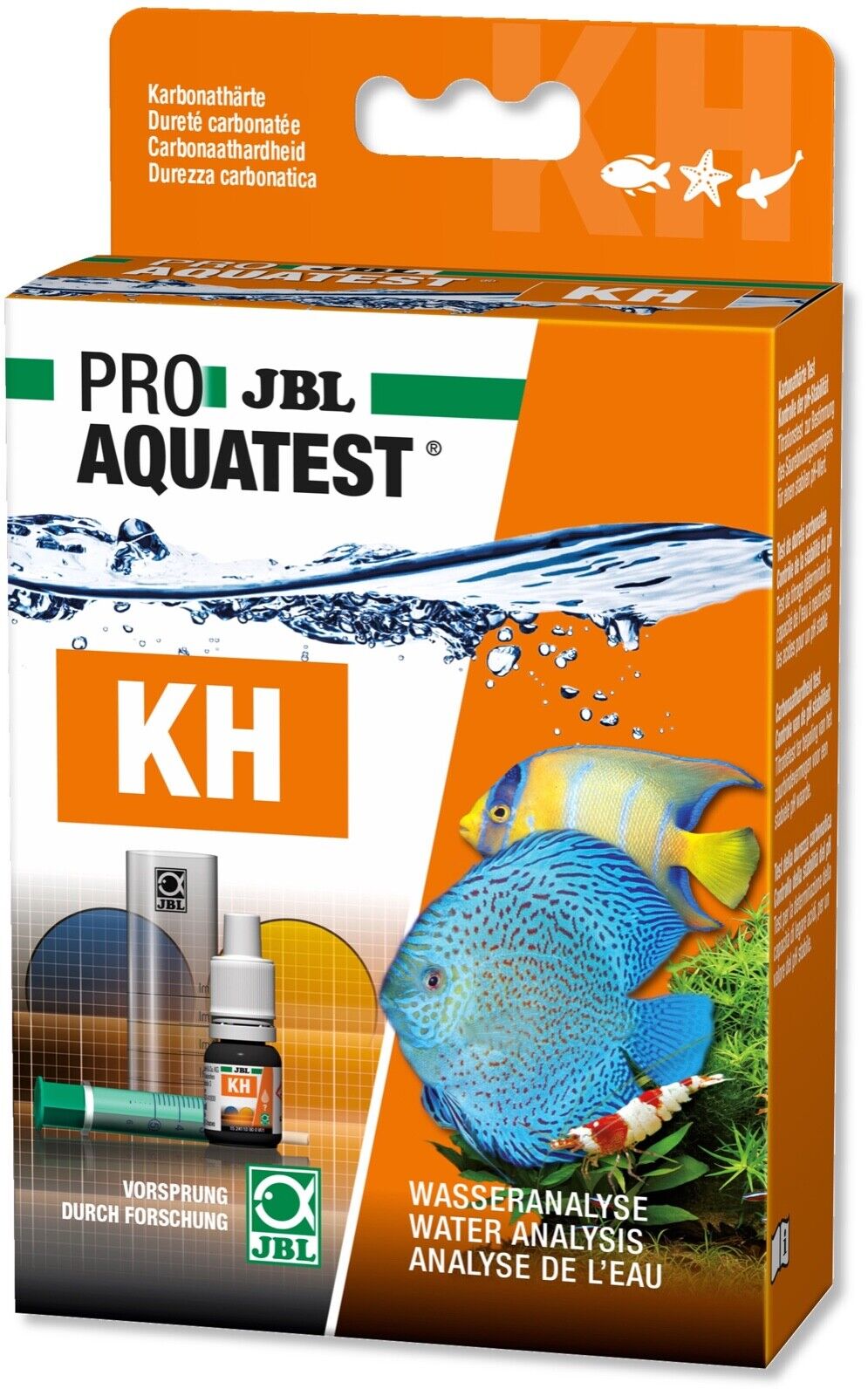 JBL PROAQUA TEST KH DUREZZA CARBONATICA REAGENTE ACQUARIO DOLCE E MARINO