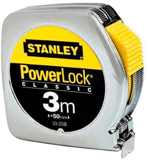 Stanley Metro flessibile Retrattile Metro a Nastro 3mt PowerBlock 1-33-238