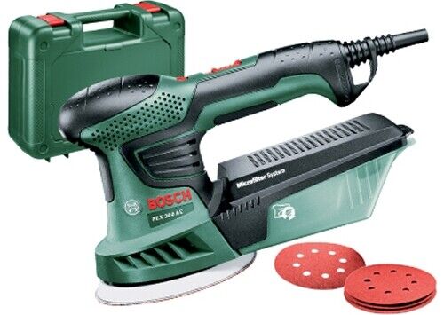 Bosch Levigatrice Rotorbitale Potenza 270 Watt 24000 giri Platorello ø 125 mm