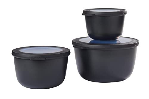 Mepal - Set di 3 Contenitori Cirqula Rotondo - Contenitori per Alimenti (k4Z)