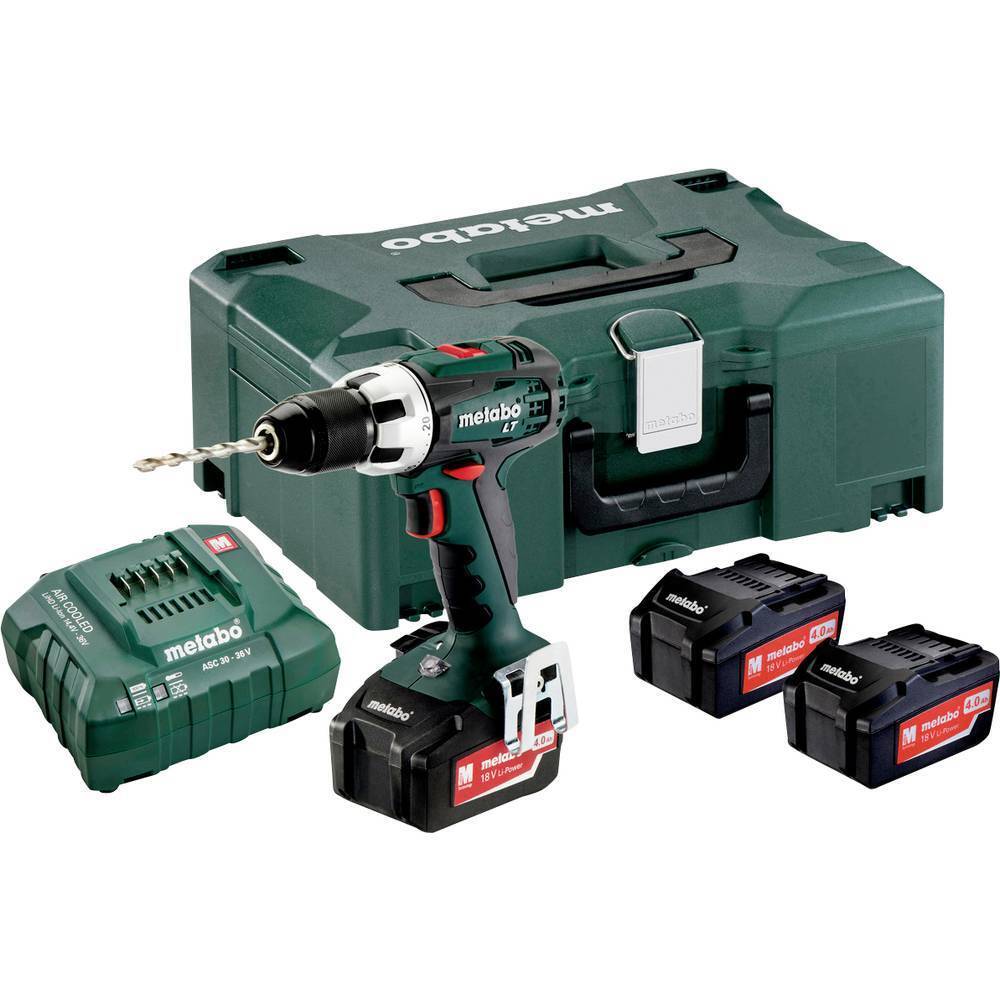 Metabo BS 18 LT SET 602102960 Trapano avvitatore a batteria 18 V 4.0 Ah Li-Ion