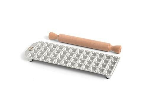 MARCATO RA-Q25X48-CLS RAVIOLATORI STAMPO PER RAVIOLI QUADRATI IN ALLUMINIO 25×25
