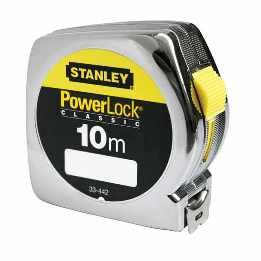 Stanley Flessometro Professionale Powerlock Metro Flessibile 10mt Autoretrattile