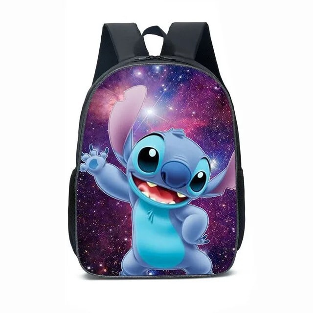 Zaino STITCH studenti scuola primaria asilo secondaria elementari bambini Stich