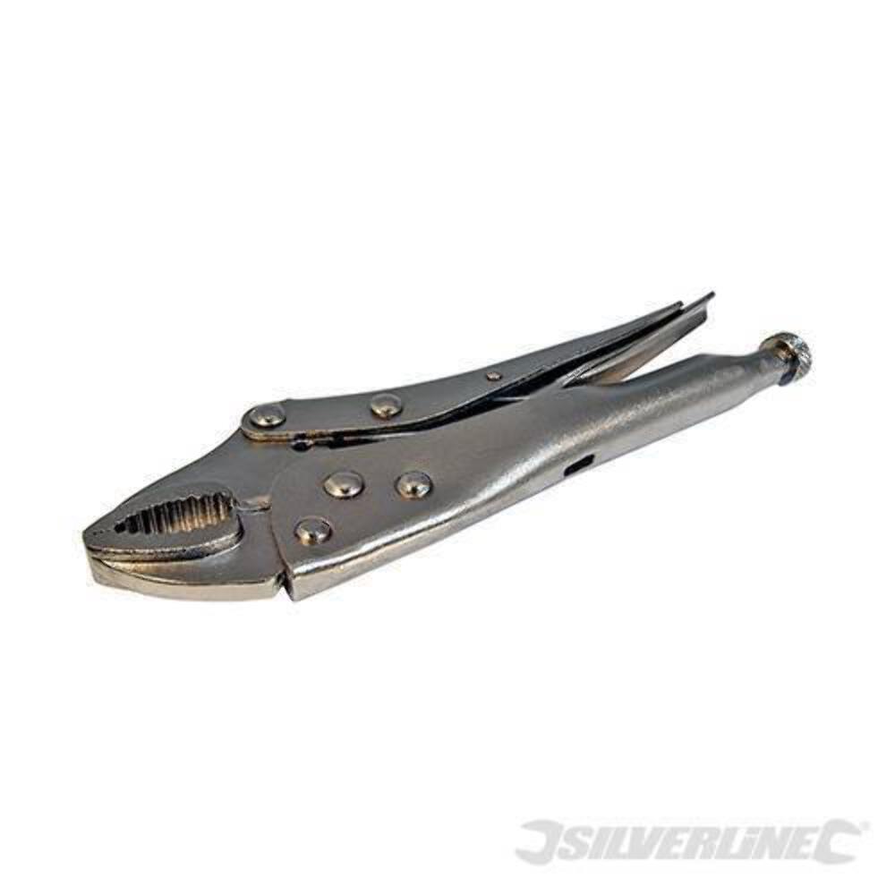 Pinza autobloccante Silverline grip morsetto morsa 180mm in acciaio Professional