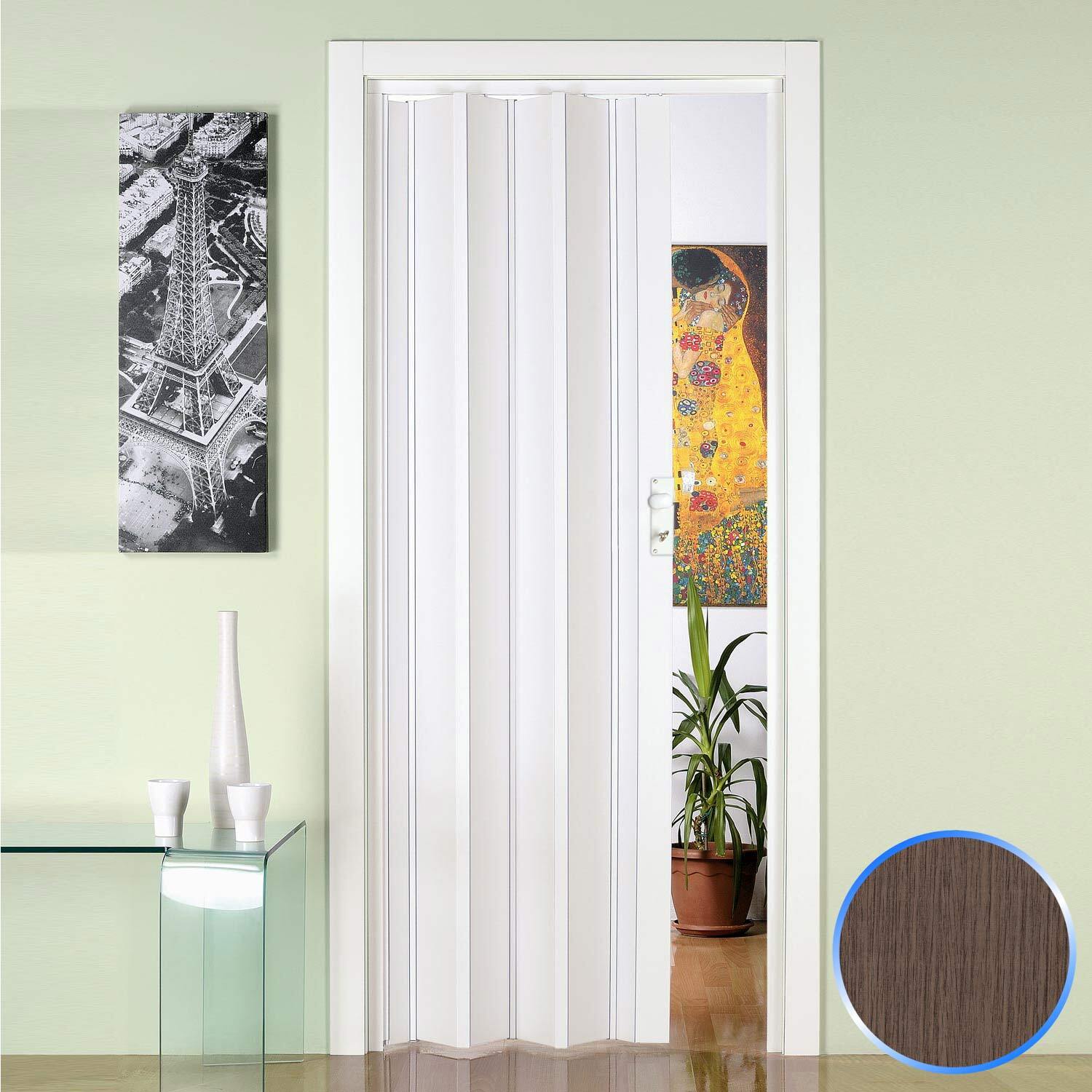 PORTA PVC PORTE A SOFFIETTO CON MANIGLIA SCORREVOLI SALOTTO CUCINA BAGNO