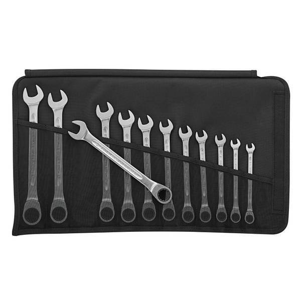 STAHLWILLE 96401712 17F/12 SET CHIAVI A CRICCHETTO COMBINATO