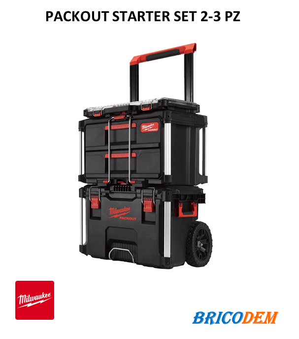 TROLLEY PORTA ATTREZZI MILWAUKEE PACKOUT 3PZ 4932479957