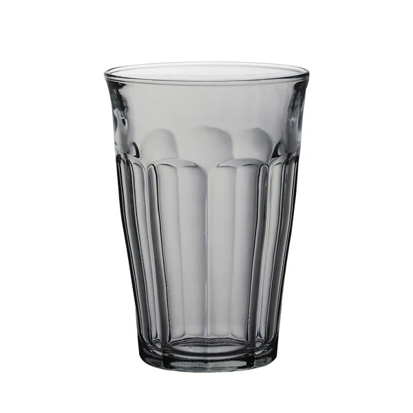 Duralex Set 6 Bicchieri Picardie 36Cl, In Vetro Temperato Colore Grey
