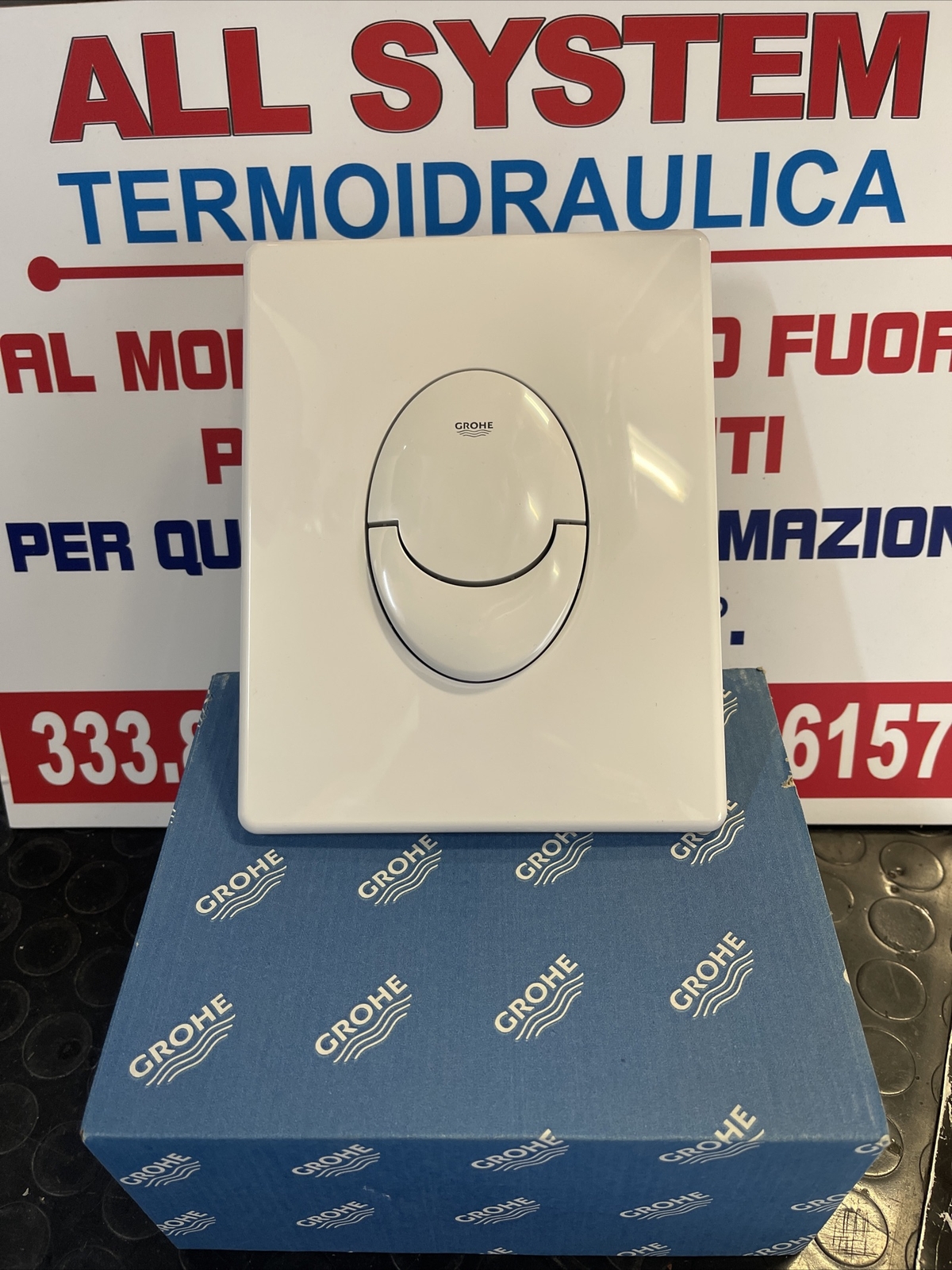 Piastra di Azionamento Skate Air WC Doppio Scarico Bagno Bianco Grohe 38505SH0