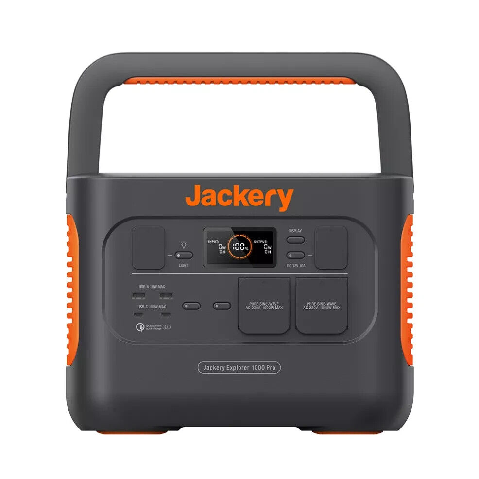 Power station portatile, ricarica solare,  Jackery Explorer 1000Pro