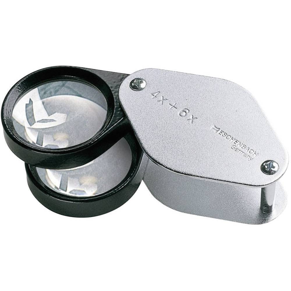 Eschenbach 1187 Lente dingrandimento pieghevole Ingrandimenti: 4 x, 6 x, 10 x