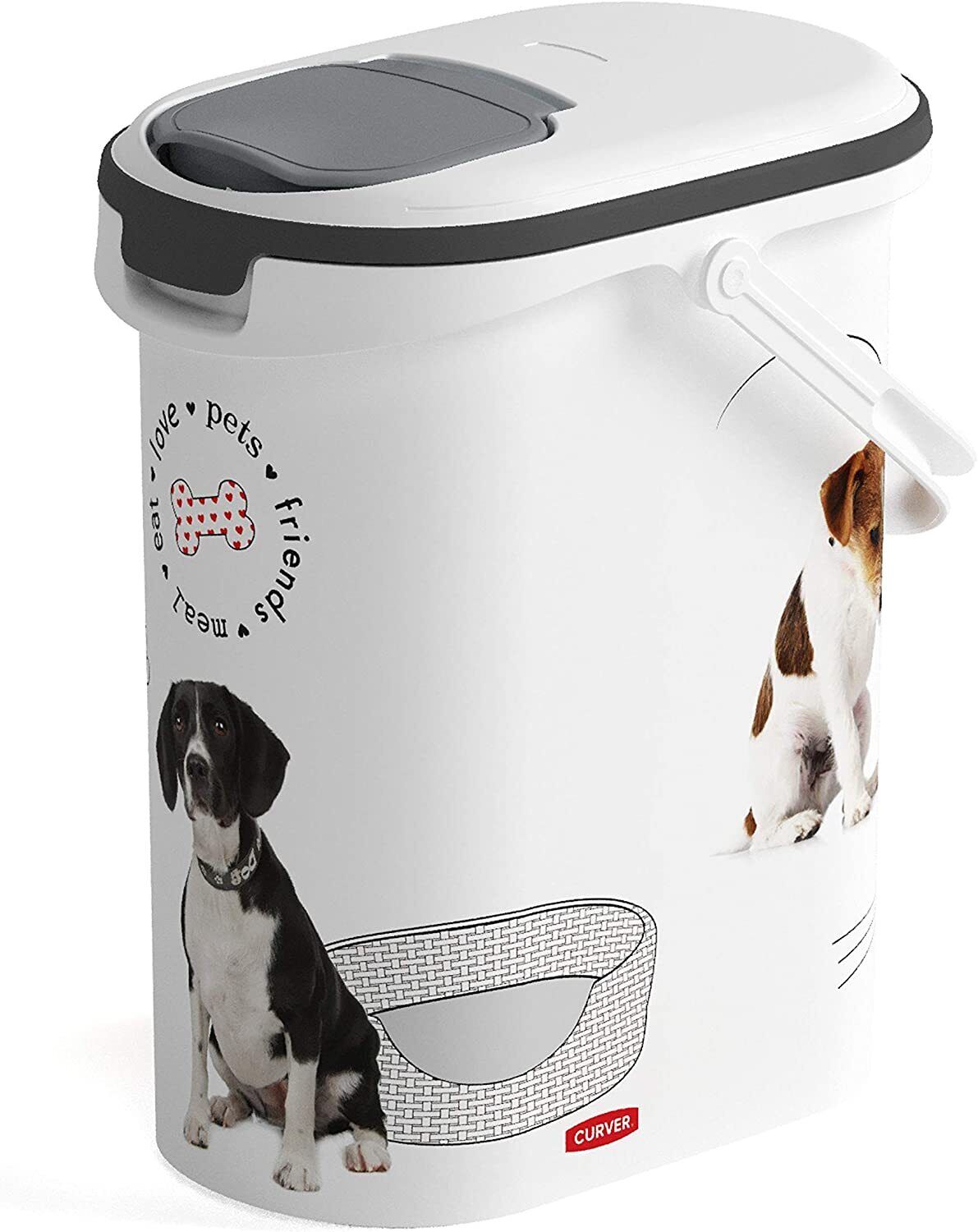 CONTENITORE PER CROCCHETTE FOOD CONTAINER 4 KG CANI DOG 10LT 19X30XH35 CM 38484