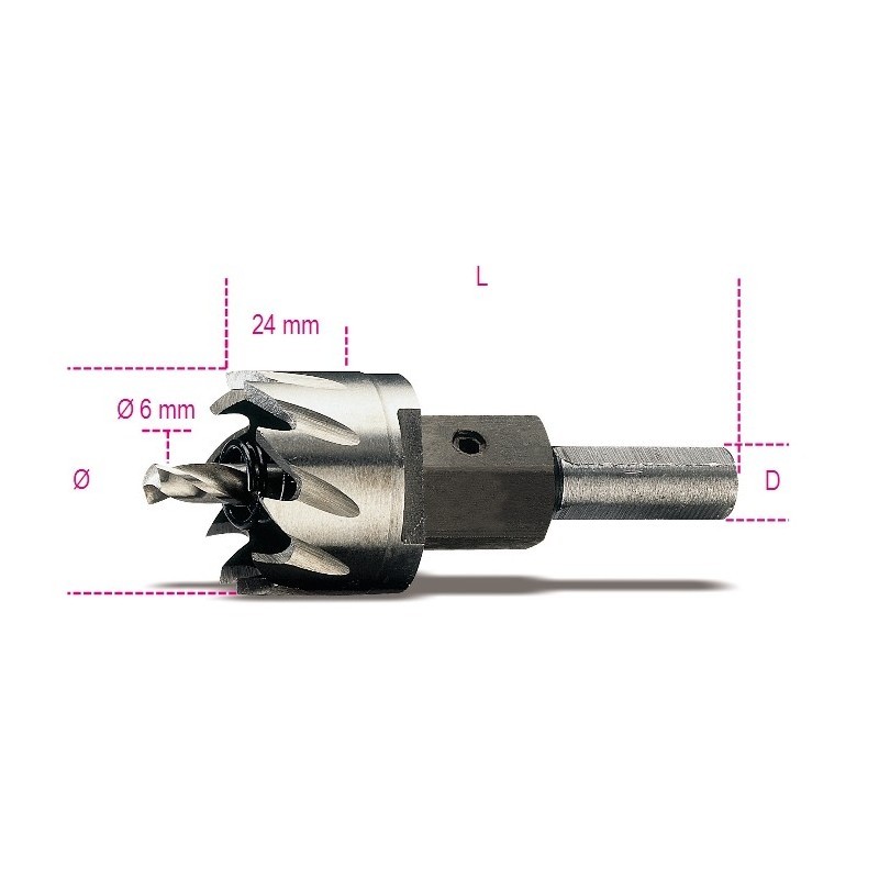 FRESE A TAZZA IN ACCIAIO HSS INTERAMENTE RETTIFICATE MM 25 ART. 451