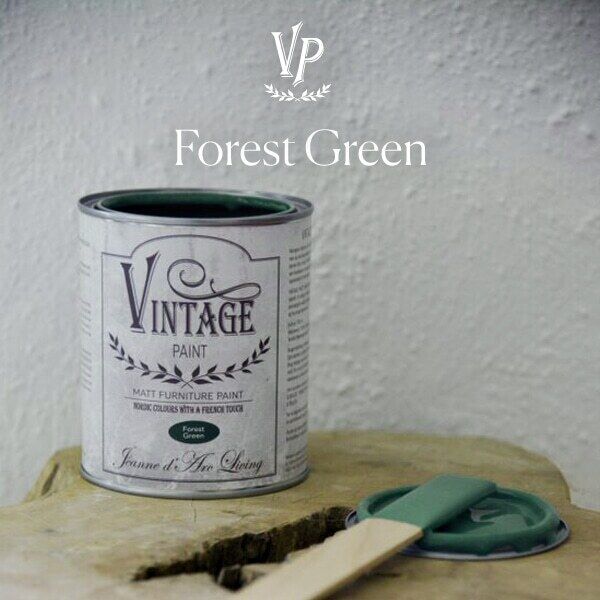 CHALK PAINT 700ML FOREST GREEN EFFETTO SHABBY - VINTAGE PAINT