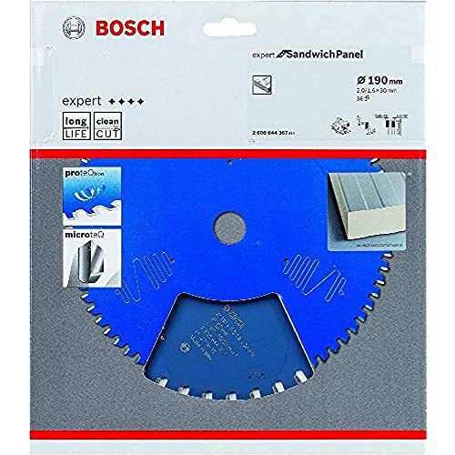 BOSCH 2608644367 - Disco de sierra circular CSB Expert SandwichPanel: 190x20x36D
