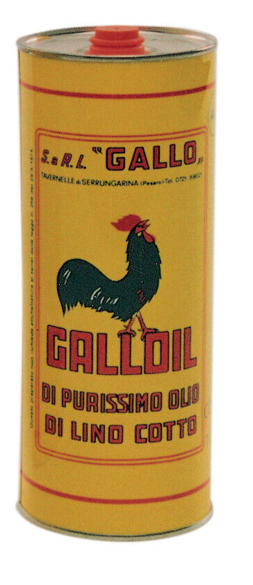 2786   Q.TA'. 12 OLIO DI LINO COTTO PURO LT.1 (LATTA GIALLA)