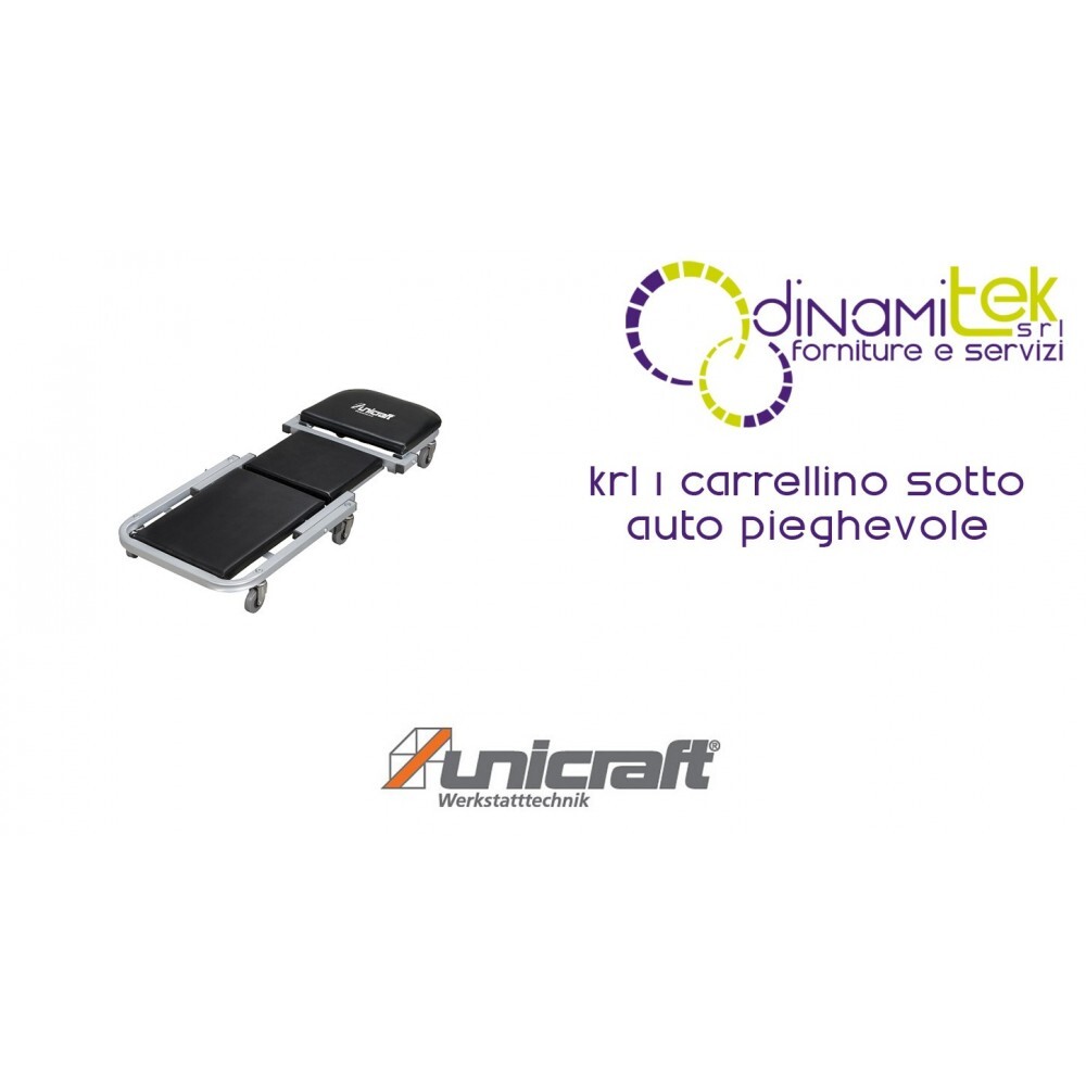 KRL 1 CARRELLINO SOTTO AUTO PIEGHEVOLE UNICRAFT